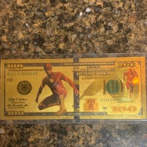 Gold Flash Collectible Note